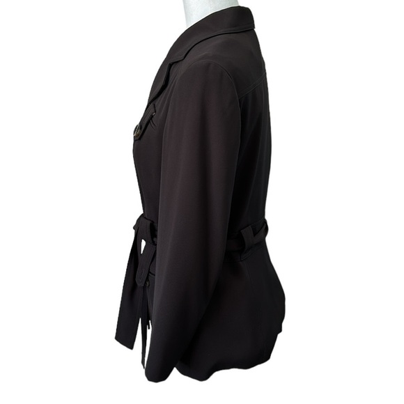 Papaya Belted Chocolate Brown Jacket Blazer Size UK 14 US Med - Picture 2 of 15